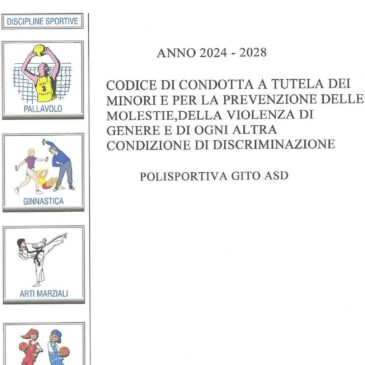 SCARICA IL CODICE DI CONDOTTA – POLISPORTIVA GITO