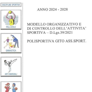 SCARICA IL MODELLO ORGANIZZATIVO – POLISPORTIVA GITO